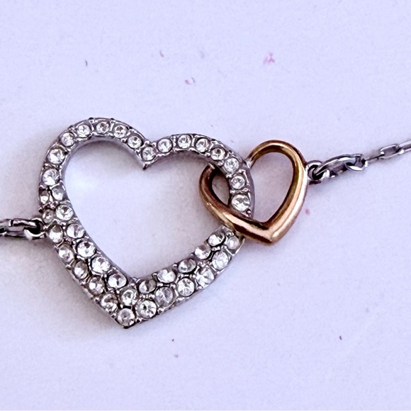 Swarovski Two-Tone Heart Bracelet - Picture 3 of 3